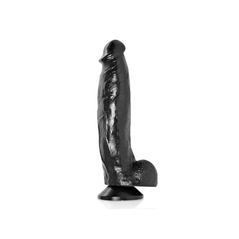 Prestaloveshop Large Grand Gode Ventouse Noir 26X6 Cm Pvc