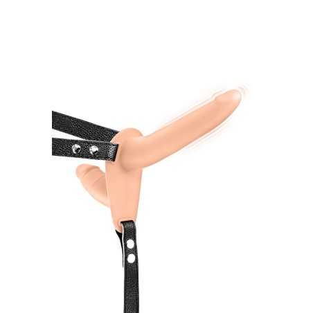 Prestaloveshop Double Gode Ceinture Vibrant USB