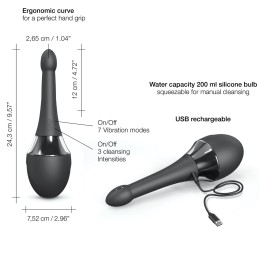 Prestaloveshop Douche Mate Pro 2 en 1 Poire Lavemente et Vibro