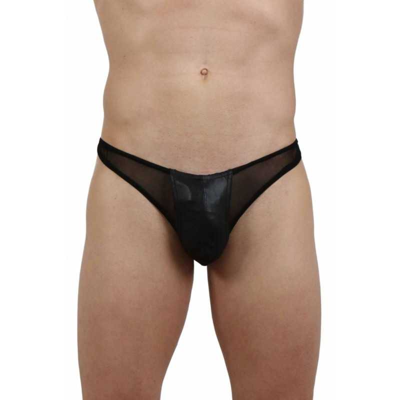 Prestaloveshop String Homme Micro Résille Transparente Wetlook