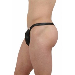 Prestaloveshop String Homme Wetlook Détachable Cotés