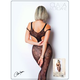 Prestaloveshop Bodystocking Résille Losange Ouvert Cotés et