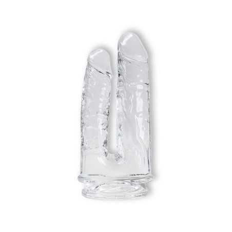 Prestaloveshop Imperium Double Gode Ventouse Jelly Transparent