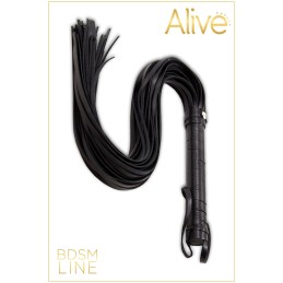 Prestaloveshop Martinet Simili Cuir Grainé Noir 69Cm