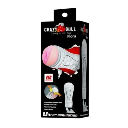 Prestaloveshop Crazy Bull Flora Mouth Vibrant Blanc