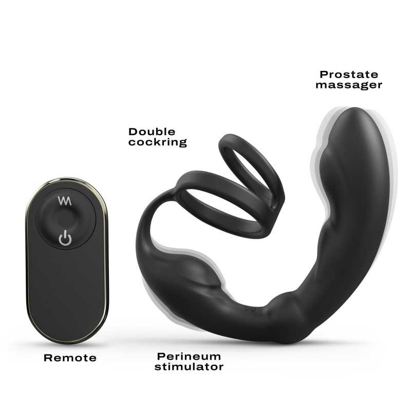 Prestaloveshop P-Ring Plug Vibro Prostate Double Anneaux 2