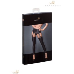 Prestaloveshop Porte jarretelles wetlook lacé dos F034