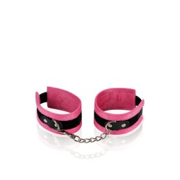 Prestaloveshop Menottes Poignets Rose et Noir