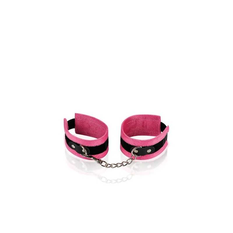 Prestaloveshop Menottes Poignets Rose et Noir