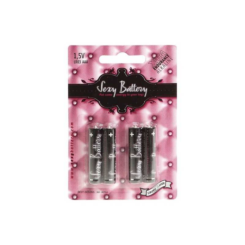 Prestaloveshop Sexy Battery X 4 Piles AAA ou LR03