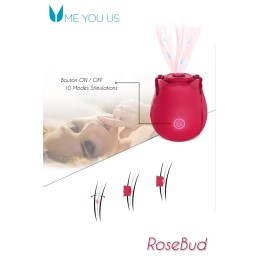 Prestaloveshop Bouton de Rose stimulateur clitoris succio