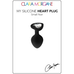 Prestaloveshop My Herat Black Silicone Plug Coeur