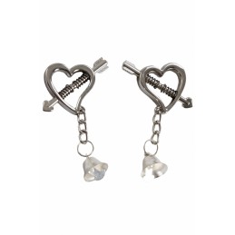 Prestaloveshop Pince Tétons "Cupidon" argenté