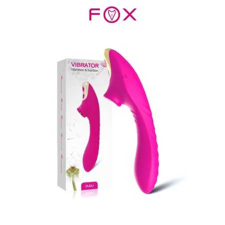 Prestaloveshop Dudu 2 En 1 Vibro Succion Rose Usb