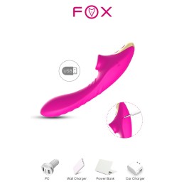 Prestaloveshop Dudu 2 En 1 Vibro Succion Rose Usb