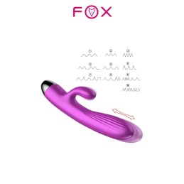 Prestaloveshop Vibromasseur Brillant X7 Rabbit Pulsateur Violet