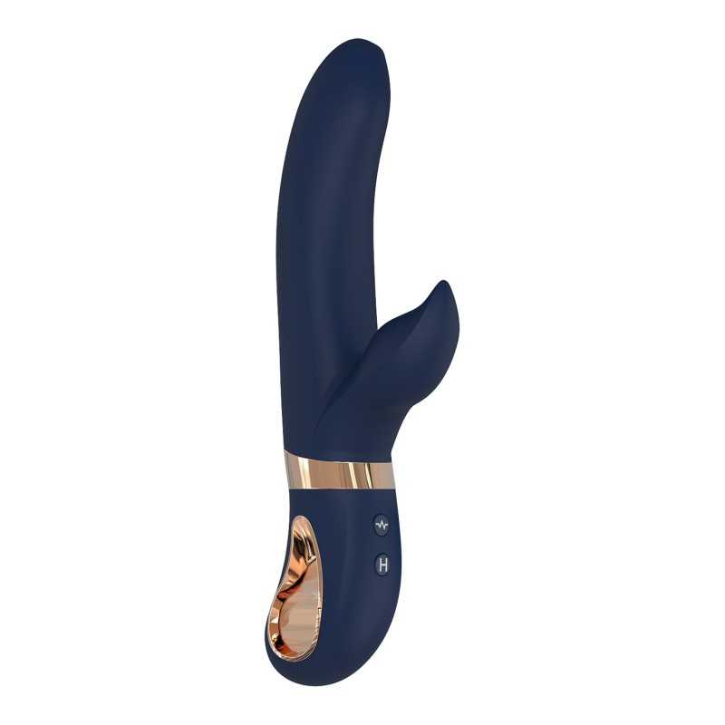 Prestaloveshop Vibromasseur Atropos Bleu Rabbit chauffant usb