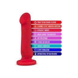 Prestaloveshop Las Vegas Gode Ou Plug Vibrant Ventouse Rouge Usb