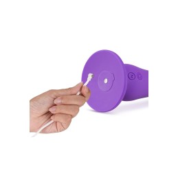 Prestaloveshop Ibiza Gode Ou Plug Vibrant Ventouse Violet Usb