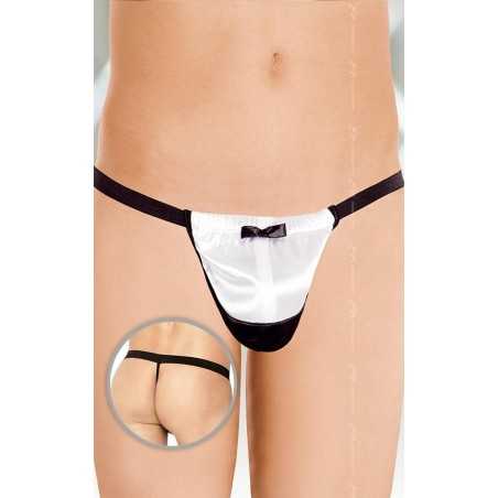 Prestaloveshop String Serveur blanc noir Homme