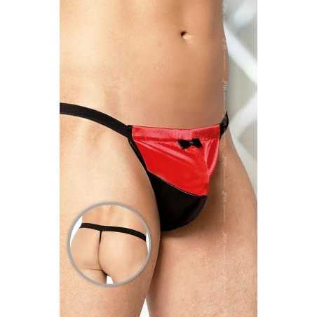 Prestaloveshop String Serveur rouge noir Homme