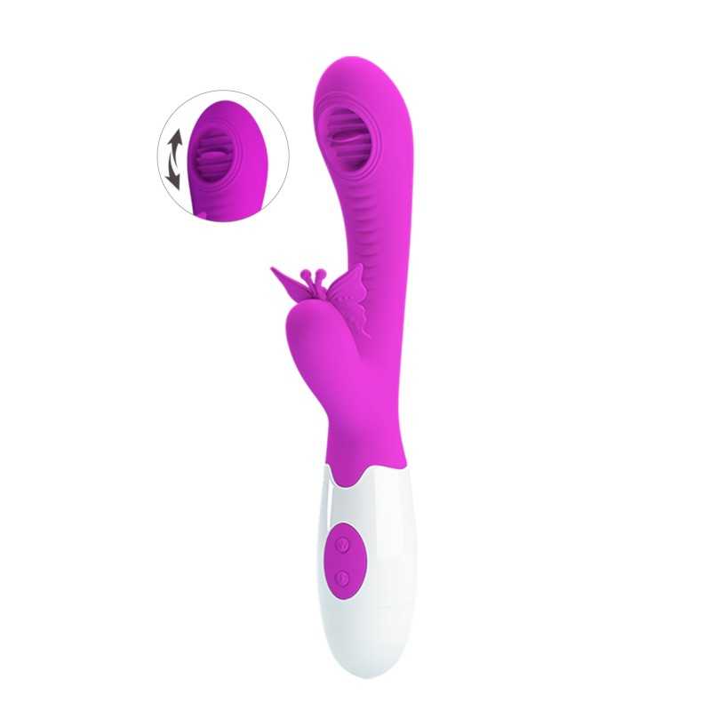 Prestaloveshop Vibromasseur Moth Vibromasseur langue rabbit 2