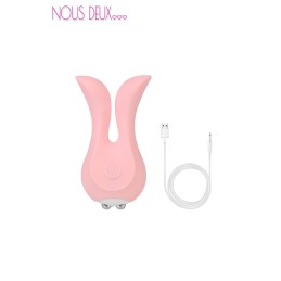 Prestaloveshop Excite Me Multi Stimulateur Couple Rose Usb