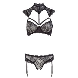 Prestaloveshop Somptueux Ensemble Dentelle Noire Soutien Gorge