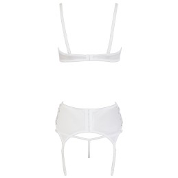 Prestaloveshop Ensemble Blanc Dentelle Soutien Gorge-String