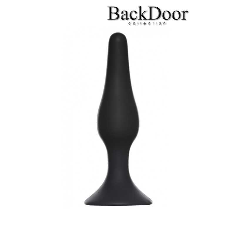 Prestaloveshop Slim Anal Noir Plug Ventouse S