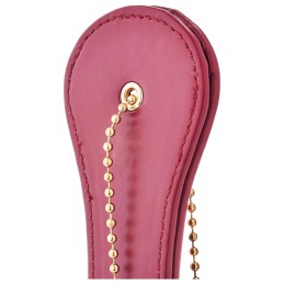 Prestaloveshop Paddle Tapette Simili Cuir Rivets Dorés