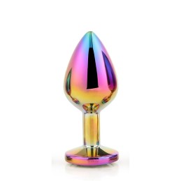 Prestaloveshop Gleaming Love Bijou Plug Irisé Multicolor Taille