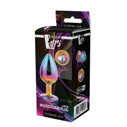 Prestaloveshop Gleaming Love Bijou Plug Irisé Multicolor Taille