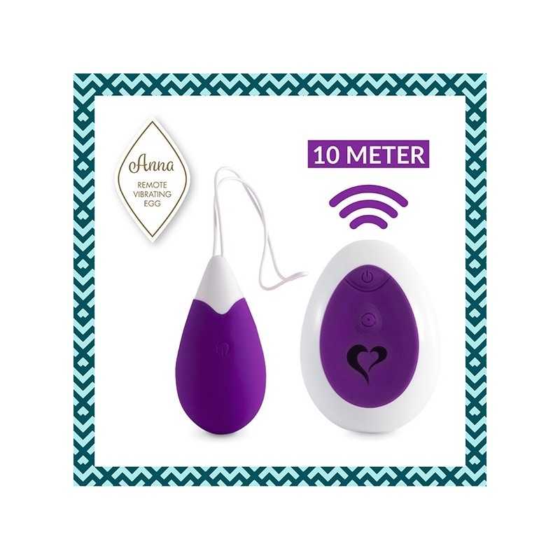 Prestaloveshop Anna Vibrating Egg Remote Deep