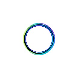Prestaloveshop Cockring Rainbow Large Anneau Acier Irisé