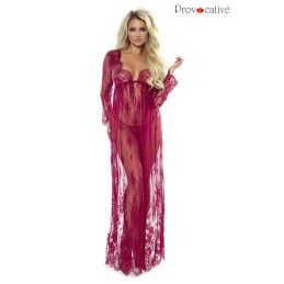 Prestaloveshop So Elegant Withe Nuisette Longue Dentelle