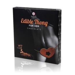 Prestaloveshop Edible Femme String Coeur Comestible