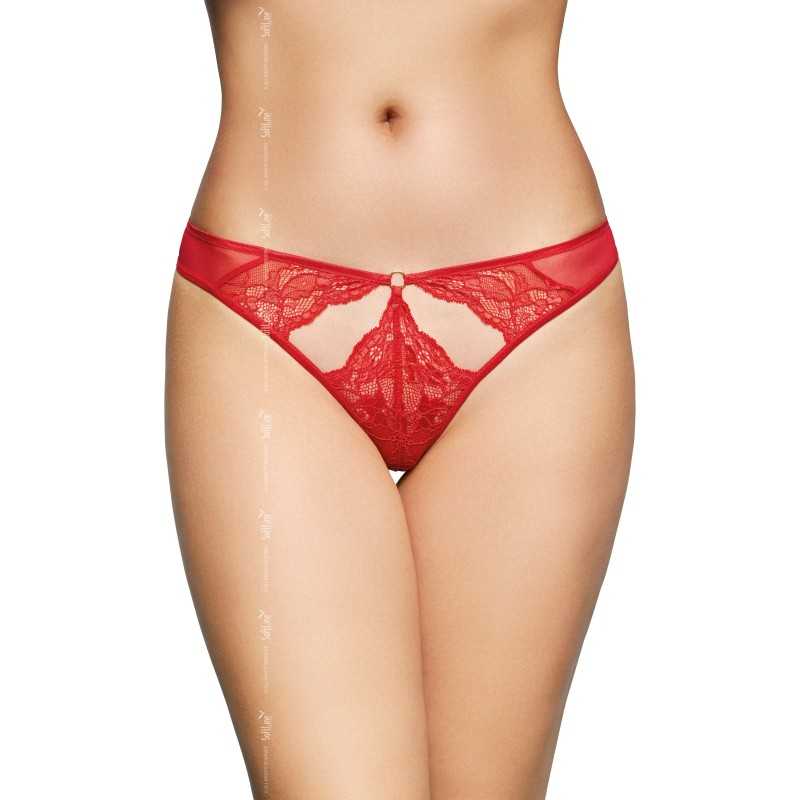 Prestaloveshop String Dentelle Bleu Marine 2497