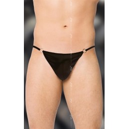 Prestaloveshop String satiné anneaux cotés Homme