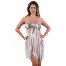 Prestaloveshop Robe Ou Jupe Sequin Frange