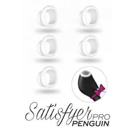 Prestaloveshop Penguin Stimulateur - 5 Embouts Silicone de