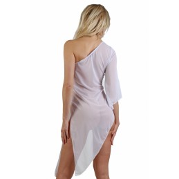 Prestaloveshop Robe asymétrique micro résille