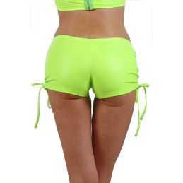 Prestaloveshop Short Wetlook Fluo Lien Ajustement Cotés