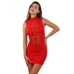 Prestaloveshop Robe Opaque dentelle devant