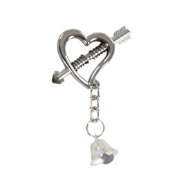 Prestaloveshop Pince Tétons "Cupidon" argenté