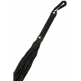 Prestaloveshop Martinet Noir Effet Daim Avec Rivets 50Cm