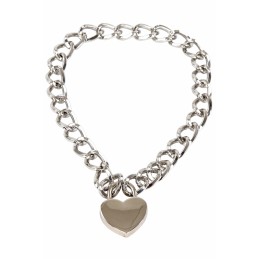 Prestaloveshop Collier Chaine et Coeur Cadenas en Métal