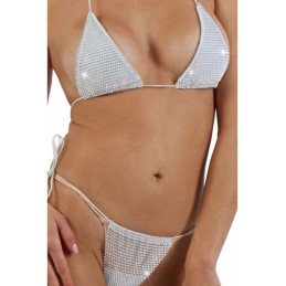 Prestaloveshop Ensemble Soutien Gorge String Strass