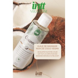 Prestaloveshop Huile massage hydratante Coconut végan unisex