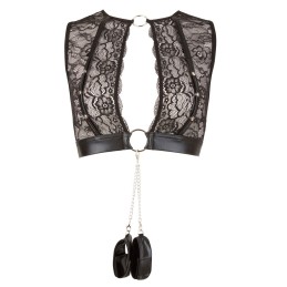 Prestaloveshop Erotique Ensemble dentelle noire wetlook